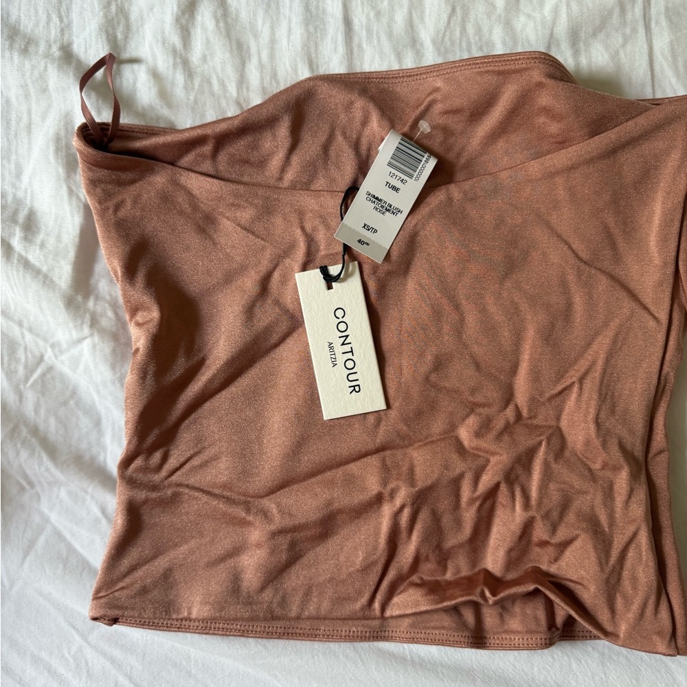 Tube Top in Rust